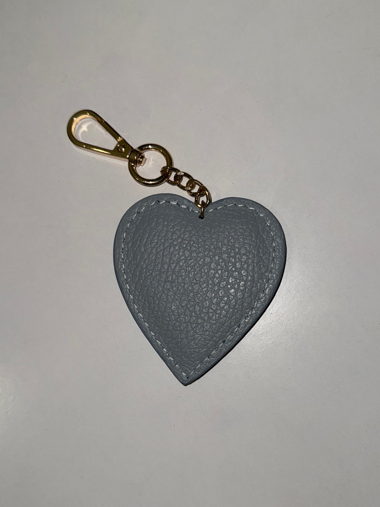 29 Celestine Heart Charm