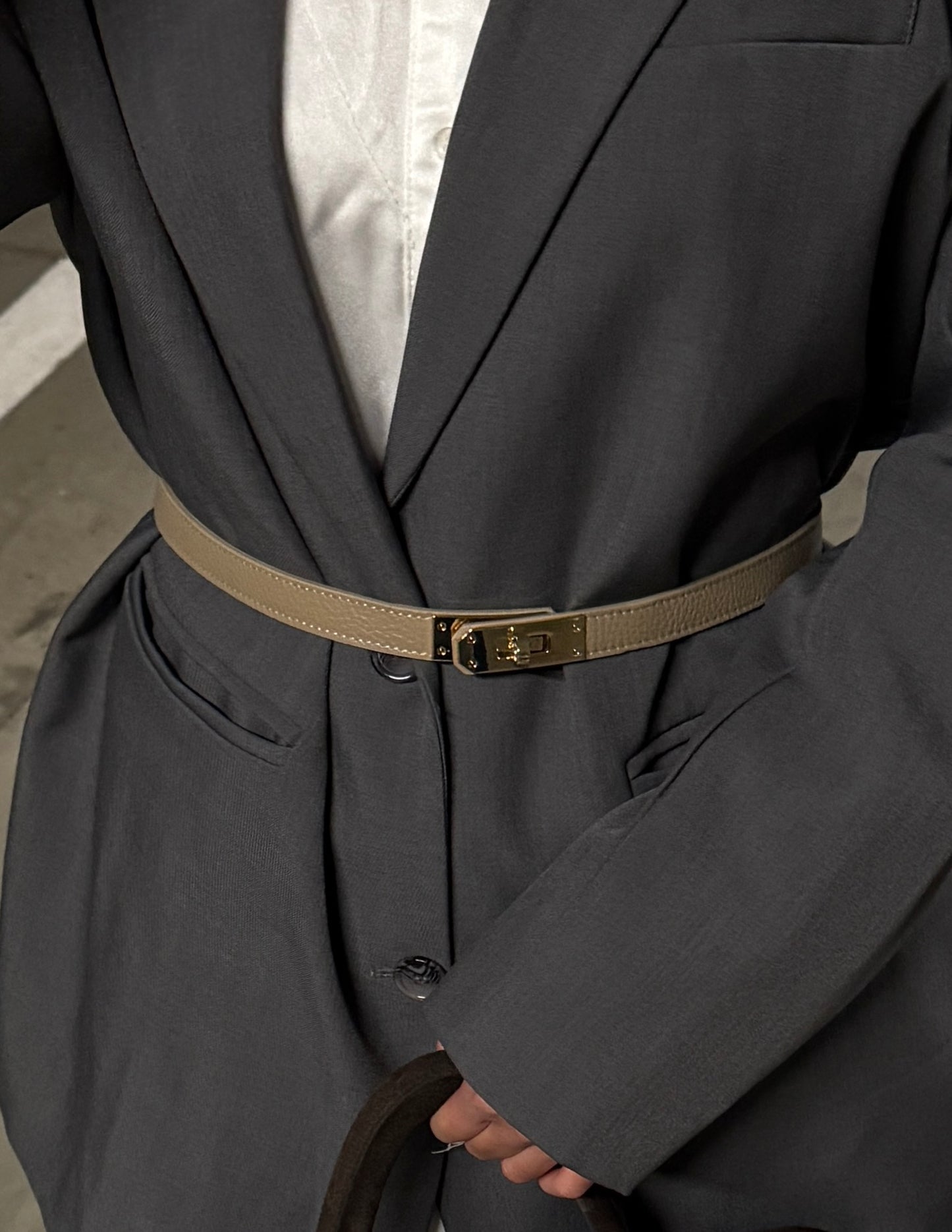 21 DIAMOND SUEDE BELT