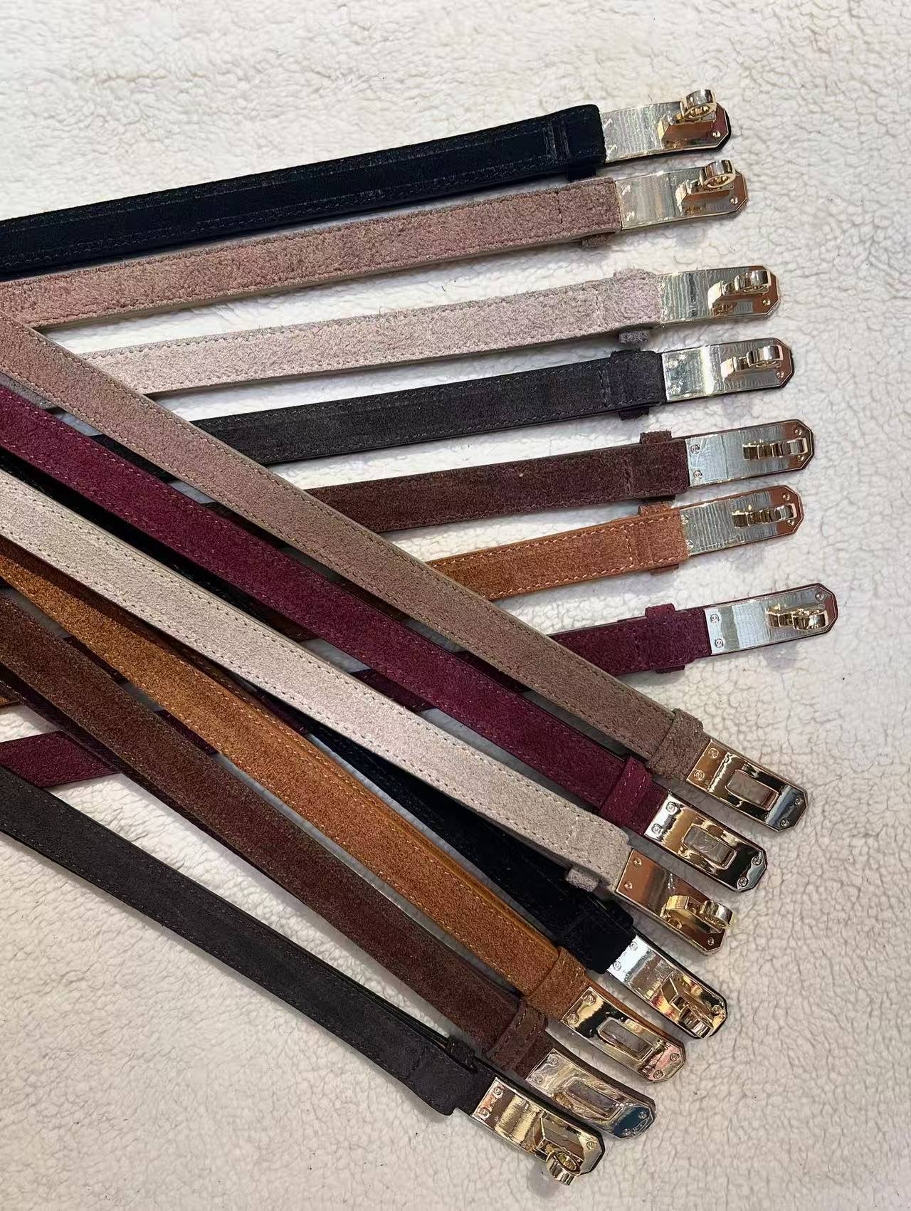 21 DIAMOND SUEDE BELT