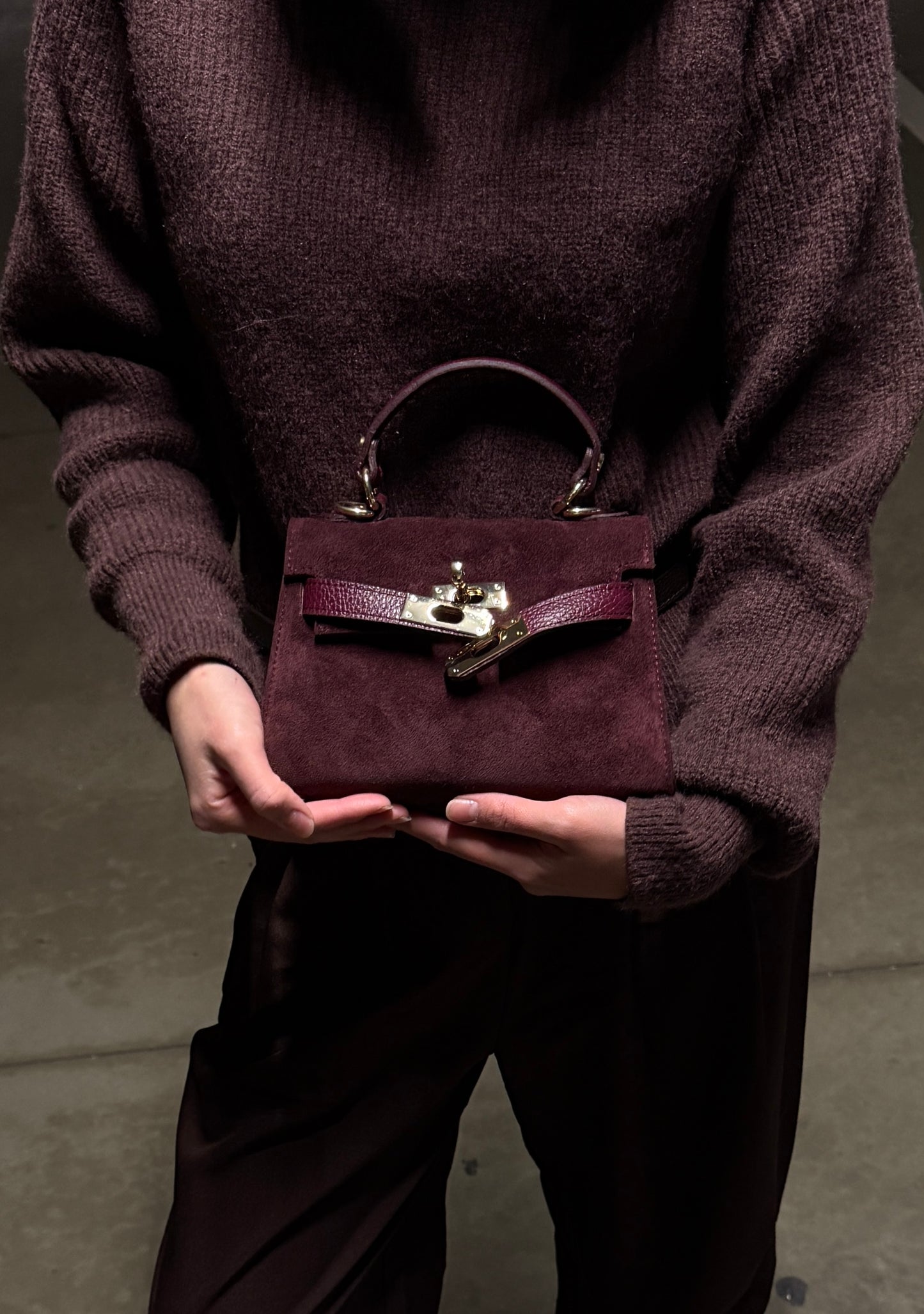 02 EMERALD SUEDE BAG