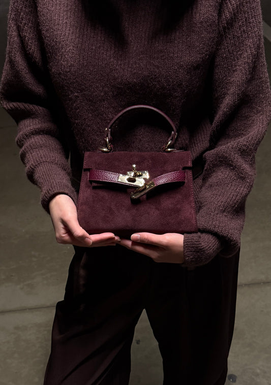 02 EMERALD SUEDE BAG